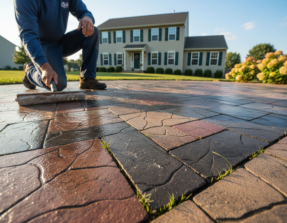 Concrete Paver Sealing In Westerville